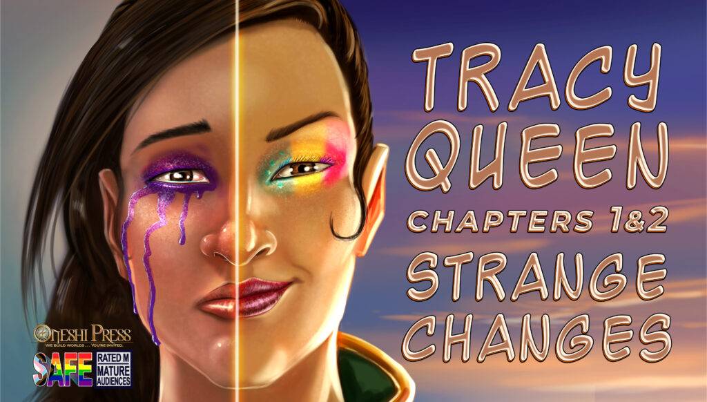 Tracy Queen: Strange Changes, Comic book cover